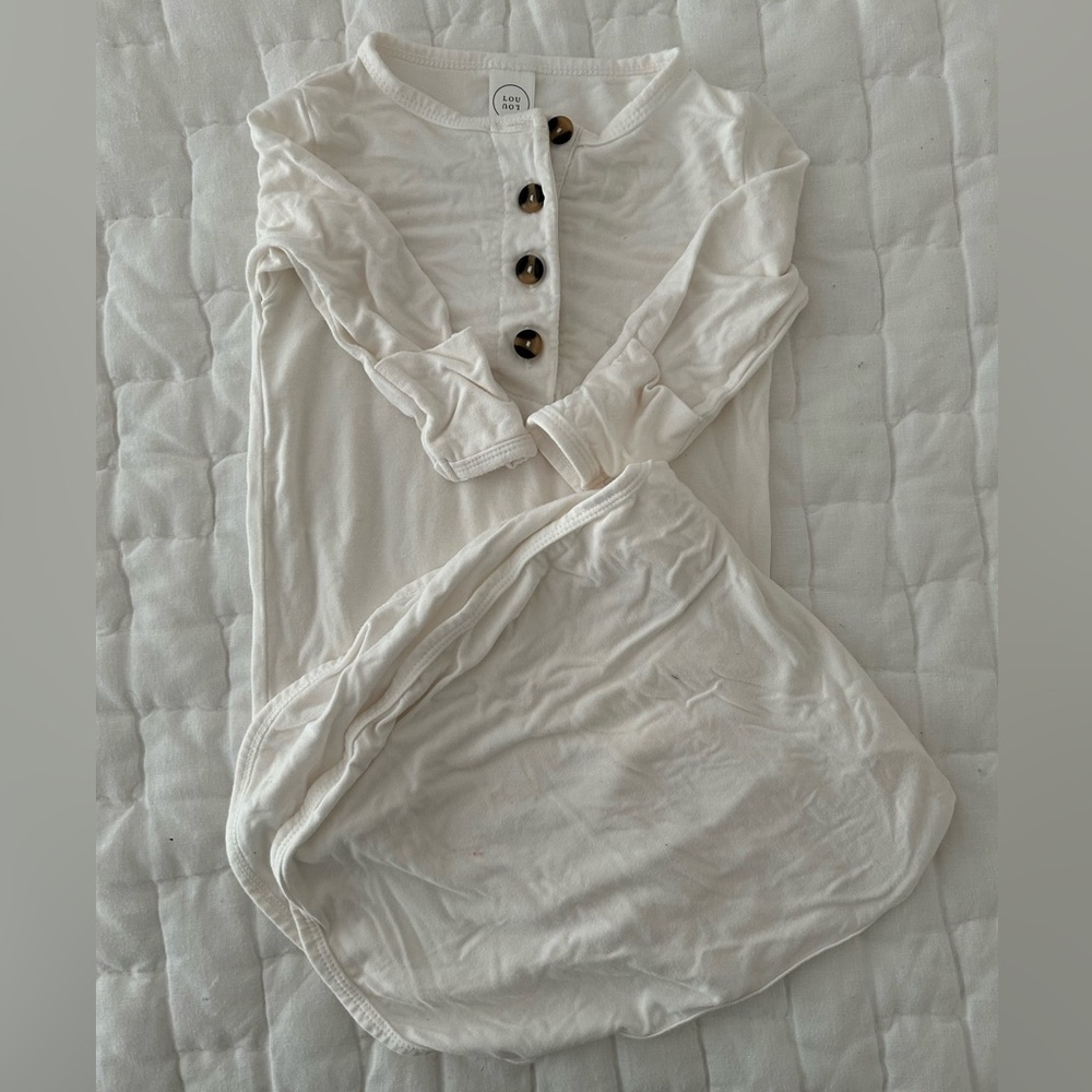 Lou Lou and Co Finley knotted gown, size 3-6 months